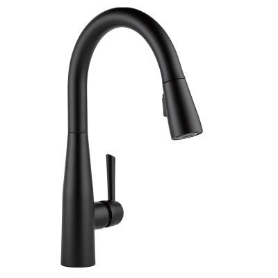 China Modern Matte Black Kitchen Faucet Stainless Steel Pull Down Sensor Kitchen Sink Mixer Tap for sale