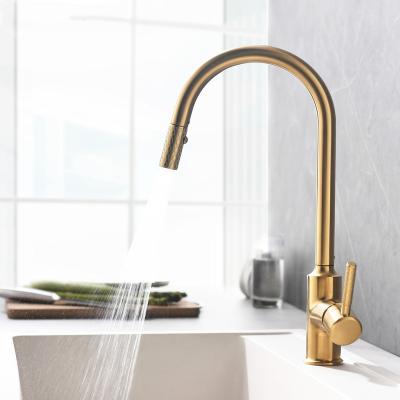 China Gold Cupc Kitchen Faucet Kitchen Sink Faucet Thermostatic Faucet Kitchen Pull Out Faucet for sale