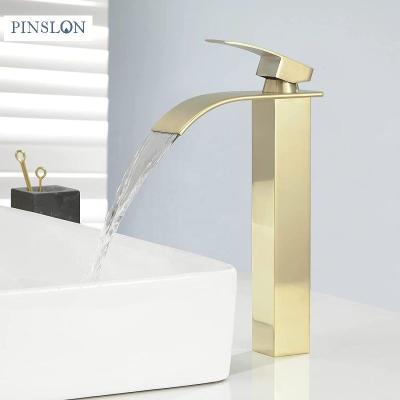 China Mixer ss304 square metered square cuadrado de grifo basin faucets waterfall faucet faucet waterfall faucets for sale