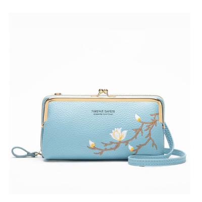 China Wholesale Durable Cute Women Purse With Strap Small Leather Cell Phone Bags for sale