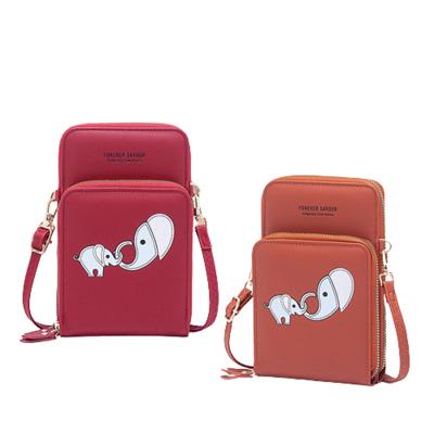 China Cute cross of new multifunctional custom shockproof mobile phone small bag small - mobile body bag ladies wallet for sale