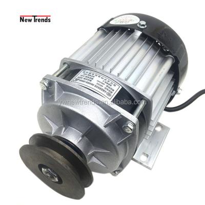 China Professional Manufacturer Customized Tricycle BM1418ZXF 750W 48V 60V DC Pulley Gear Brushless Scooter / Electric Bicycle Motor for sale