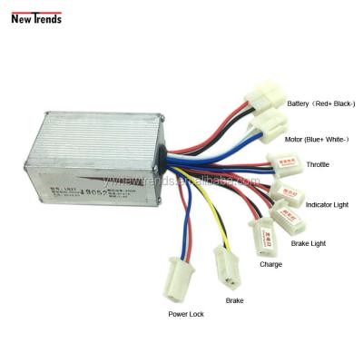 China Brush DC Motor 24V 250W Electric Bicycles / Electric Tricycle / E-Bike Brushed DC Motor Speed ​​Controller for sale