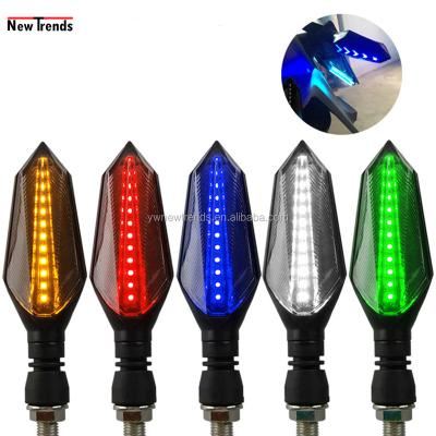 China 12V Motorcycle Electric Motorbike Turn Signal Light Signal Light With LED Lamp for sale