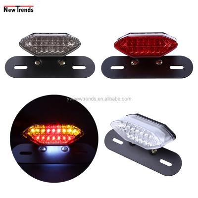 China Electric Motorcycle Motor DC 12V Electric Motorcycle LED Brake And Turn Light LED Tail Light for sale