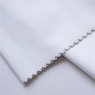 China NEW Breathable Scratch-Resistant Shrink-Resistant Warp Knitted Quick Dry Satin 4 Way Silk Stretch Milk T-Shirt 73%Polyester 27%Spandex To Print Fabric for sale