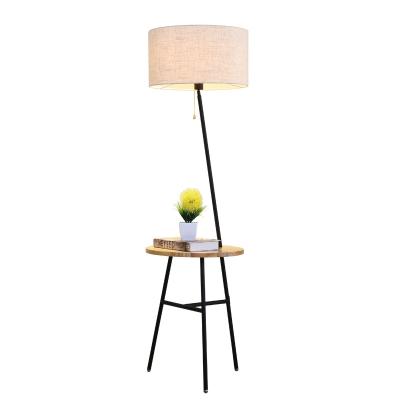 China Modern nordic wood vertical study lamp simple coffee table floor lamp japanese art table floor lamp for sale