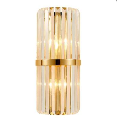 China Luxury Crystal TV Background Wall Lamp Home Lamp Bedside Corridor Lamp Modern Minimalist Indoor Living Room Decorative Light for sale