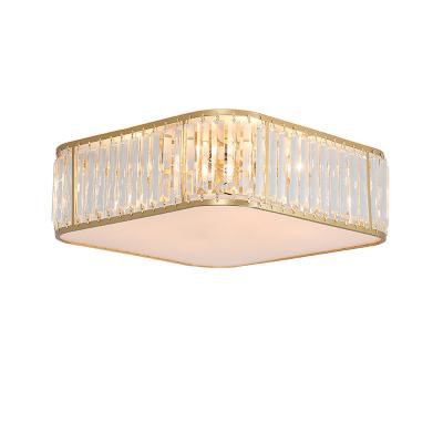 China Luxury modern crystal ceiling lamp chandeliers outdoor mounted light led pendant light for living room for sale