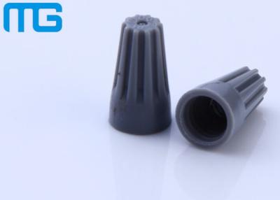 China Black  Electric Twist on - wire connectors , Insulated Wire Connectors , cable wire connectors with PVC insulation for sale