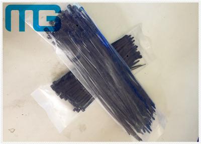 Cina Involucri neri di resistenza della fascetta ferma-cavo del nylon 66 di calore di nylon resistente delle fascette ferma-cavo di 3X100MM in vendita