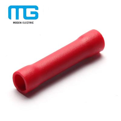 China Red PVC Insulated Wire Butt Connectors / Electrical Crimp Connectors zu verkaufen