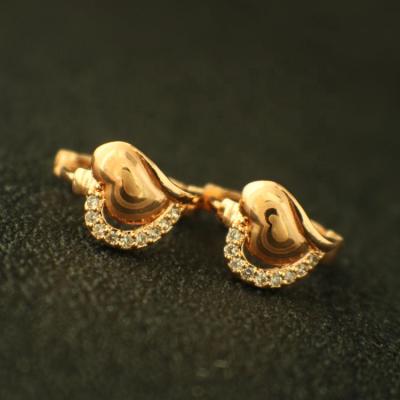 China TRENDY New Africa Gold Color Stud Earrings For Women Jewelry Gift for sale