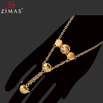 China FASHIONABLE Custom Jewelry Kids Bracelet Chain Adjustable Ring Gold Plated Jewelry, Sellers For Bracelets And Chains China for sale