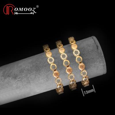 China FASHIONABLE wholesale gold plated cubic zirconia bracelet sets 2021new arrival bracelet custom chain for kids for sale