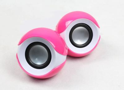 China Stylish Multimedia Mini Boom Speaker USB 2.0 For Computer Ball Shape for sale