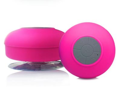 China Suction Cup Bluetooth bathroom Speaker , HIFI Water - Proof Microphone Bluetooth Speaker for sale