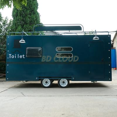 China Travel Trailer BD Cloud Metal Material Portable Outdoor Toilet With New Design for sale