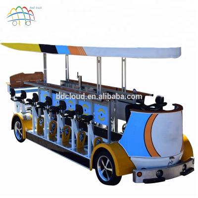 China Hotels Pedal Bus Beer Bike Party Electric Bike for sale