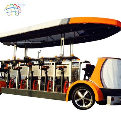 China Selfish Beer Surrey Sightseeing Vehicle with Four Wheel Beer Bike for sale