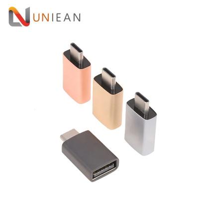 China Mobile Phone Types Colorful USBC Adapter OTG USB Flash Drive Adapter USB Type C Adapt for sale