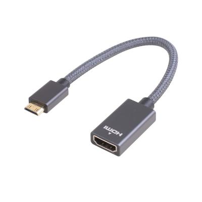 China Custom HDTV Wholesale Price HDMI Cable Connector Gold Plated 4K Retro Mini HDMI Cable Adapter Cable for sale