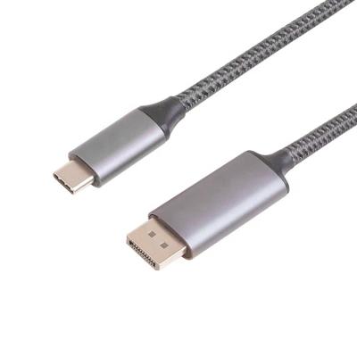 China High Quality 4K@60Hz Type C Cable Camera DisplayPort to DP Nylon Braided Compatible Cable with PC Monitor Multimedia Laptop TV for sale