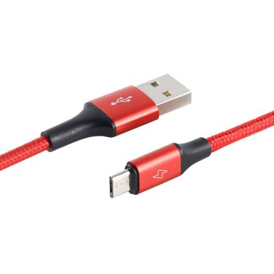 China Wholesale Mobile Phone Custom Cheap Braided Aluminum Usb To Micro Usb Cable Fast Charging Micro Data Cable for sale