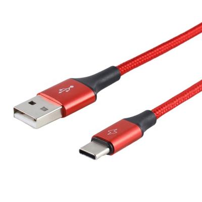 China Fast Charging + Electrical Data Transmission Test Braided Aluminum Cable And Usb Usb2.0 To Usb C Fast Charging Cable Type C for sale