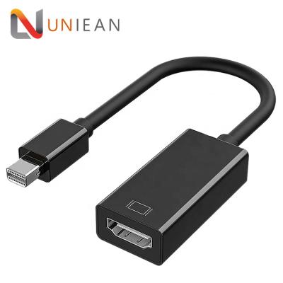 China 1.Support4K*2K@30Hz resolution. Factory Direct 4Kx2K Mini Dp To Hdmi Cable Support 4K 18Gbps Mini Displayport To Hdmi Adapter Cable for sale