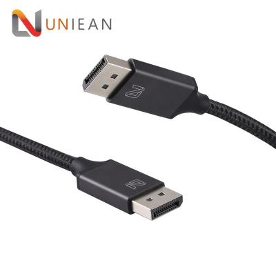 China COMPUTER Customized Aluminum Braided 1m 2m 3m 4k 60Hz Displayport to Displayport Cable DP to DP for sale