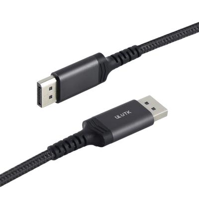 China COMPUTER OEM Braided Aluminum DisplayPort to DisplayPort DP to DP Cable 4K 60Hz for Multimedia Laptop for sale