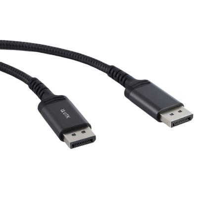 China COMPUTER Braided Aluminum DisplayPort to DisplayPort DP to DP Cable 4K 60Hz for Multimedia Laptop for sale