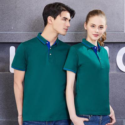 China High Quality Custom Made Anti-wrinkle Cotton Spandex Leisure Sports Golf Polo Shirt With Embroidered Printing Work Logo Business Polo Shirts for sale