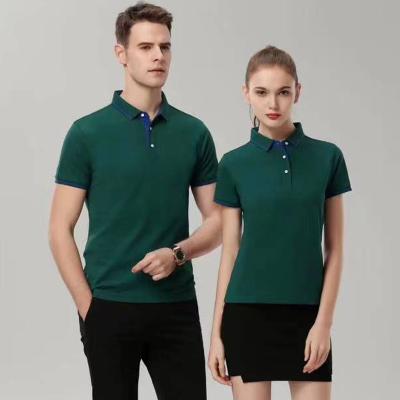 China Wholesale Turn-Down High Quality Custom Made Short Collar Stripe Anti-wrinkle Plain Cotton Spandex Sleeve Anti-wrinkle Slim Breathable Stretch T-Shirt for sale