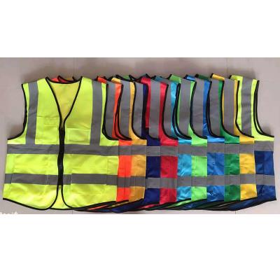 China High Visibility Road Safety Pavement Construction Safety Vest Worker Reflective Safety Worker Vest Cheap Safety Clothing for sale