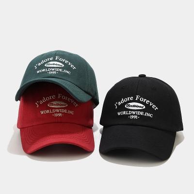 China breathable & Best Waterproof Sell OEM 6 Colors Unisex Adjustable Embroidery Fitted Custom Baseball Hat Cotton Baseball Cap for sale