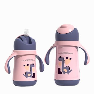 China BPA Free China Supplier Bottles Baby Milk Feeding SUS304 Insulation Straw Cup Baby Sippy Cup for sale