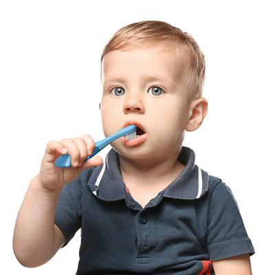 China BPA Free Baby Finger Toothbrush High Quality Soft Silicone Finger Colorful Practicing Toothbrush For Baby PP Toothbrush for sale