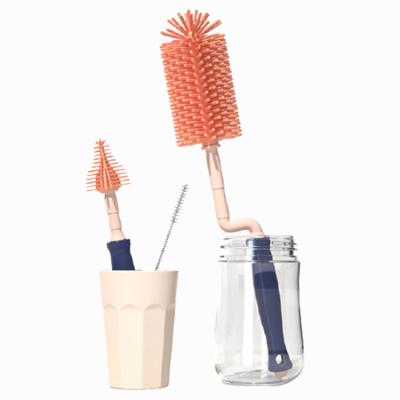 China Hot Selling Stocked Long Handle Bottle Cleaning Brushes Bottle Cleaning Brushes for sale