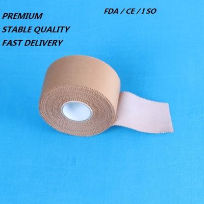 China Custom  SPORTS SUPPORT TAPE rigid Rayon sports tape Therapeutic tape in Tan color for sale