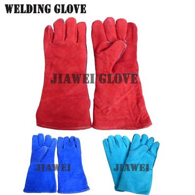 China Protector In Safety Work A Grade Cow Leather Welding Glove/Guantes De Cuero for sale