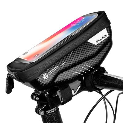 China waterproof & Touch Screen Fashion Design 1L E1 Handlebar Front Phone Pouch Frame Bicycle Sensitive Waterproof Bag For Outdoor Sport for sale