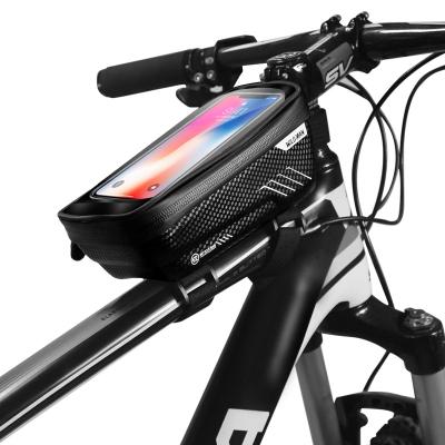 China high capacity & WILD MAN 1L E2 Frame Sensitive Mountain Bike Cell Phone Bag Waterproof Bicycle Tube Bag For Sports for sale