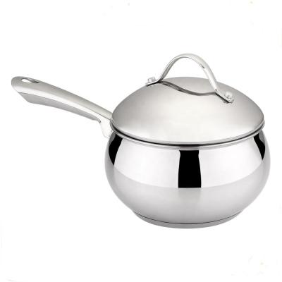 China Sustainable Supply MSF-8606-1 Free Logo Stainless Steel Sauce Pan With Apple Shape for sale