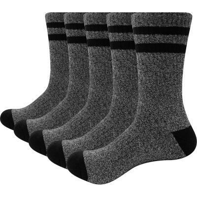 China 2020 Fashion Sweat-absorbent Custom Design Socks Manufacturer Custom Logo Socks Men Thick Thermal Cushion Winter Socks for sale