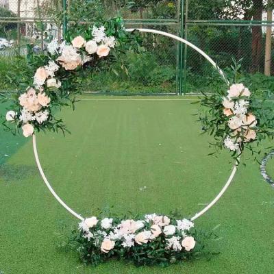 China Baby's Breath Wedding Arch Decoration Flower Arch Decoration Wedding Centerpieces Romantic Wedding Decor for sale