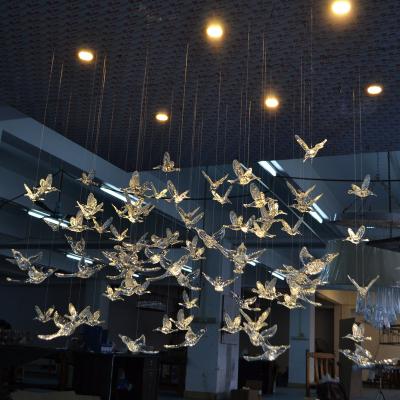 China NEW STYLE Acrylic Bird Shape Acrylic Ceiling Decoration for Wedding Decor, Party, Baby Shower, and Home Decor for sale