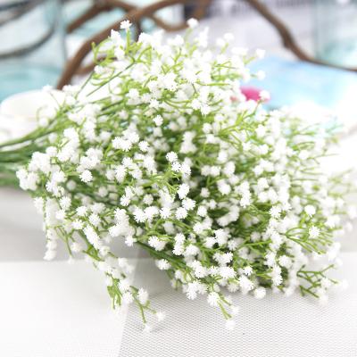 China New Arrived Artificial Flowers Gypsophila Babysbreath Centerpiece Flower Home Office Christmas Silk Outdoor Decor for sale