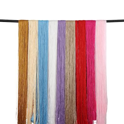 China Indoor Colorful Decoration Yarn Curtain Wedding Props Ring Decorative Tassel Curtain Party Supplies Event Decoration for sale